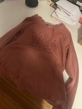 Napa to Sonoma Wine Country Half Marathon Rust Pullover Hoodie